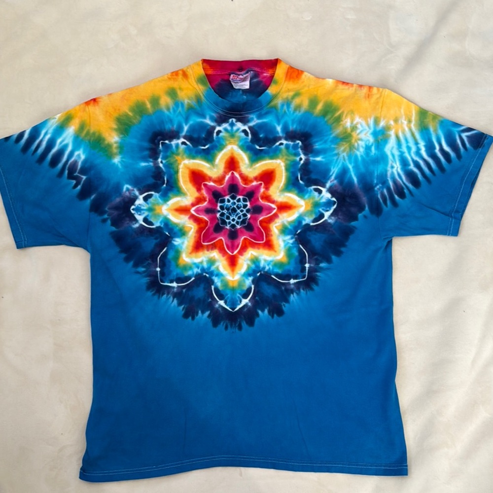Tie-Dye T-Shirt Double Stitched